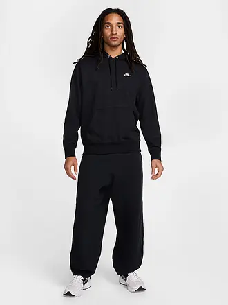 NIKE | Sweat à capuche homme NK Club French Terry | schwarz